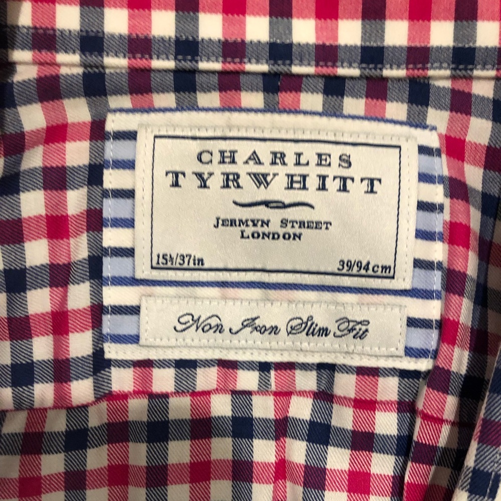 Mens slim fit dress shirt Charles tyrwhitt